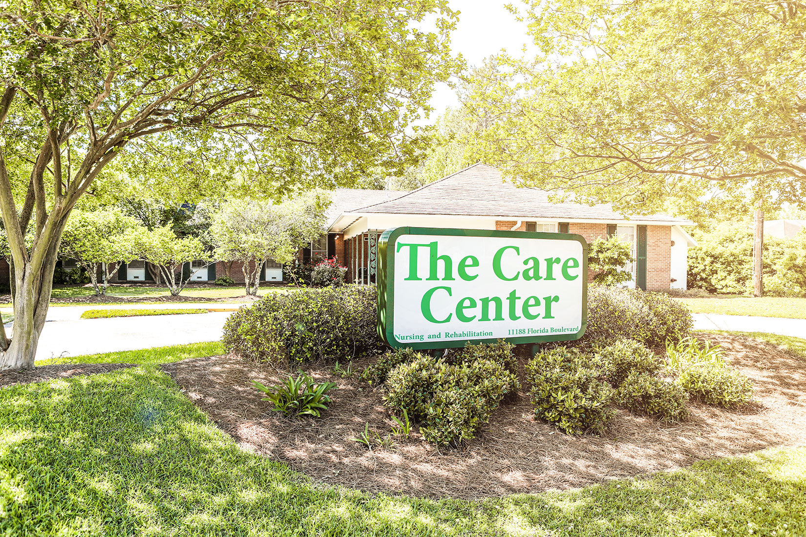 The Care Center sign